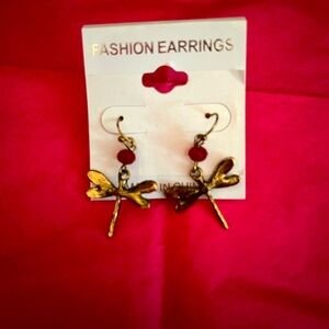 Dragonfly fashion earrings